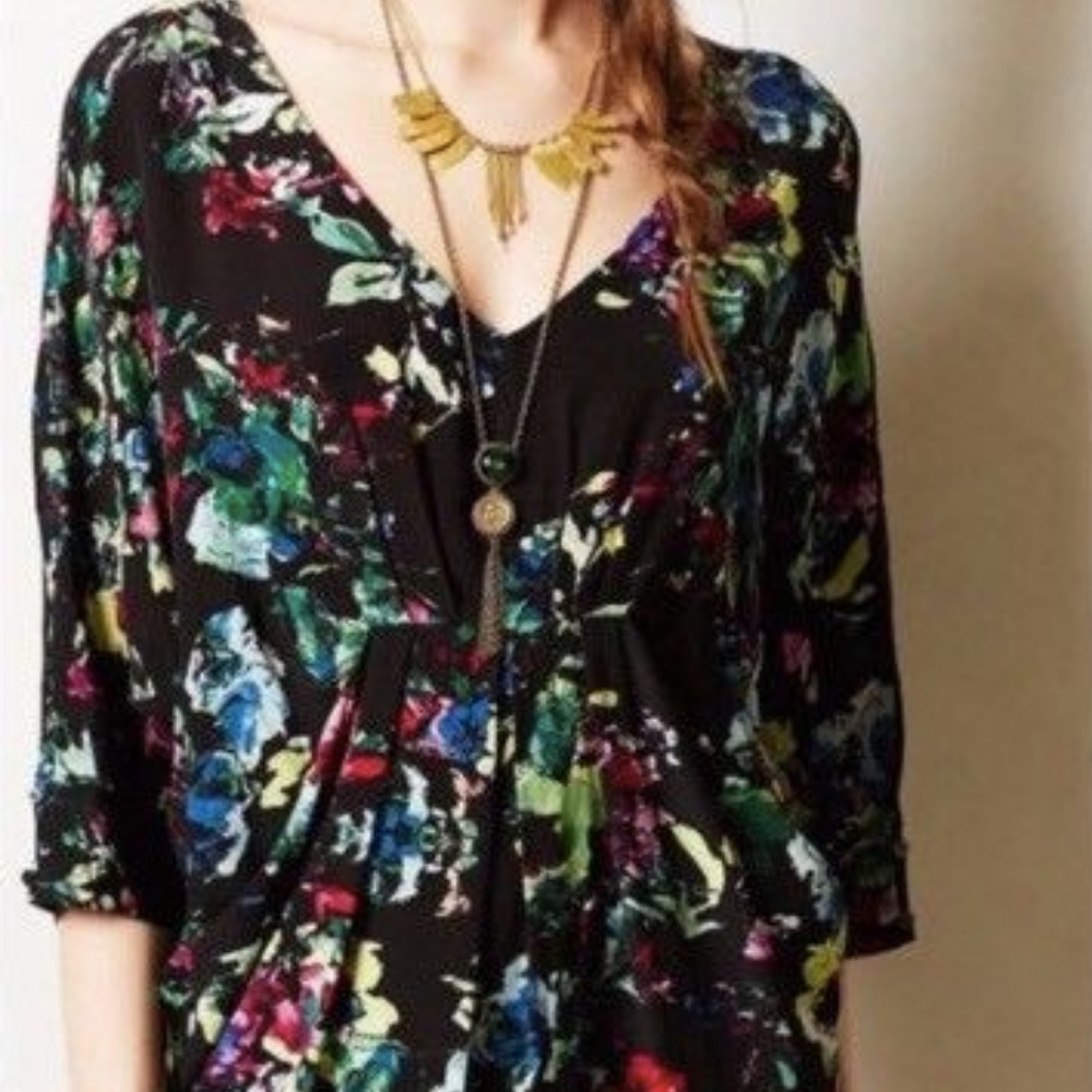 Anthropologie Maeve Floral Dress